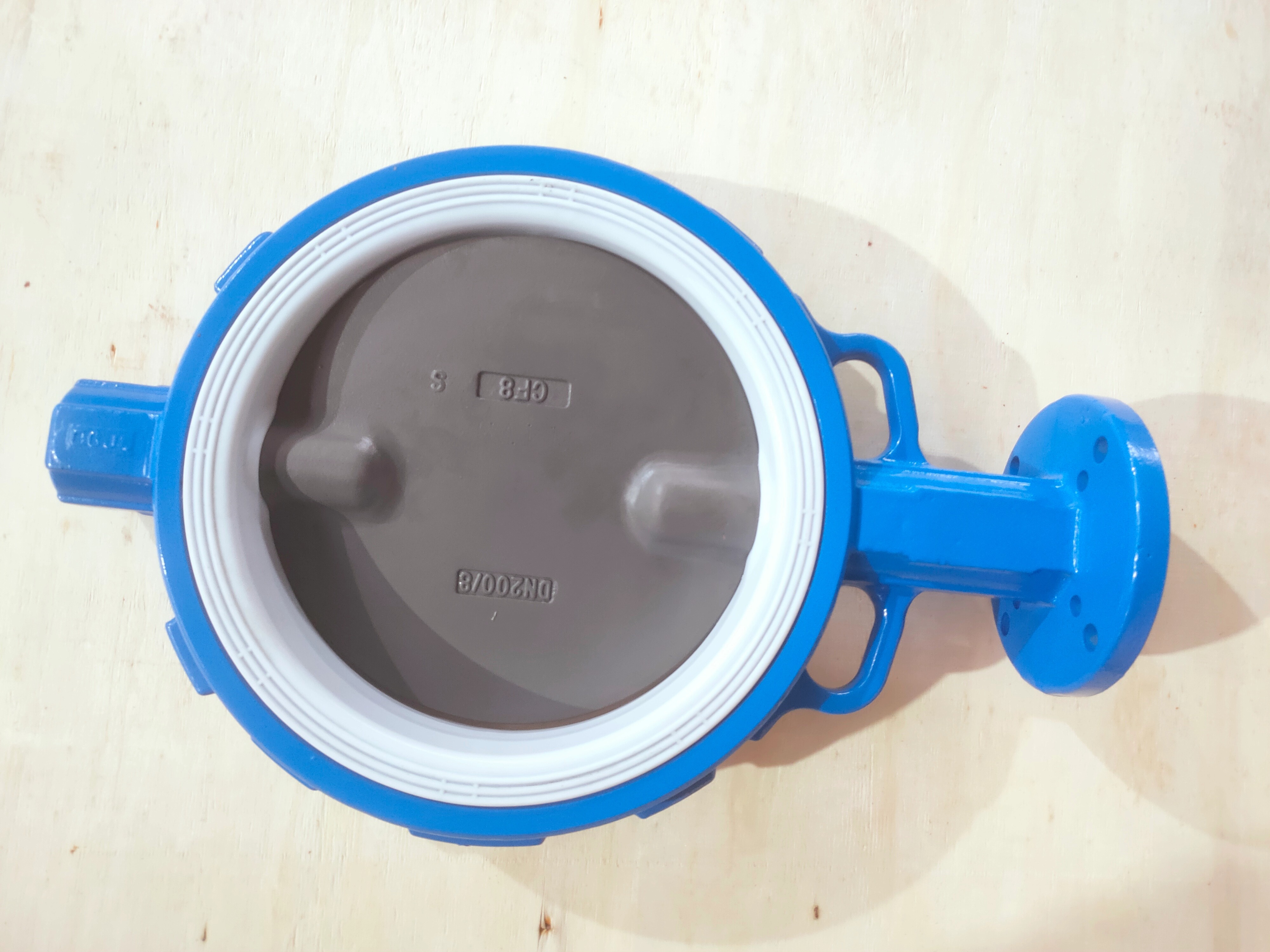butterfly valve covered with PTFE butterfly valve covered with PTFE