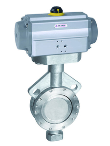 Pneumatic Double Eccentric High Performance Butterfly Valve - Stainless Steel (wafer)