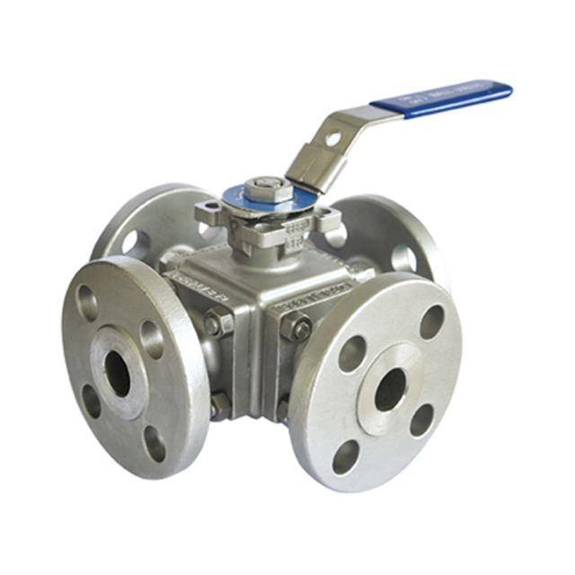 High Platform Four Way Ball Valve