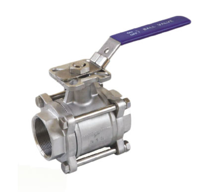 High platform Threaded ball valve