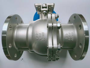 High Platform Flange Ball Valve stainless steel