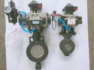 Wafer Double Eccentric High Performance Pneumatic Butterfly Valve