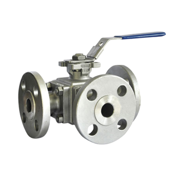 L-type Three-way Flange Ball Valve