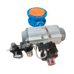 Center line Pneumatic Flanged Butterfly Valve