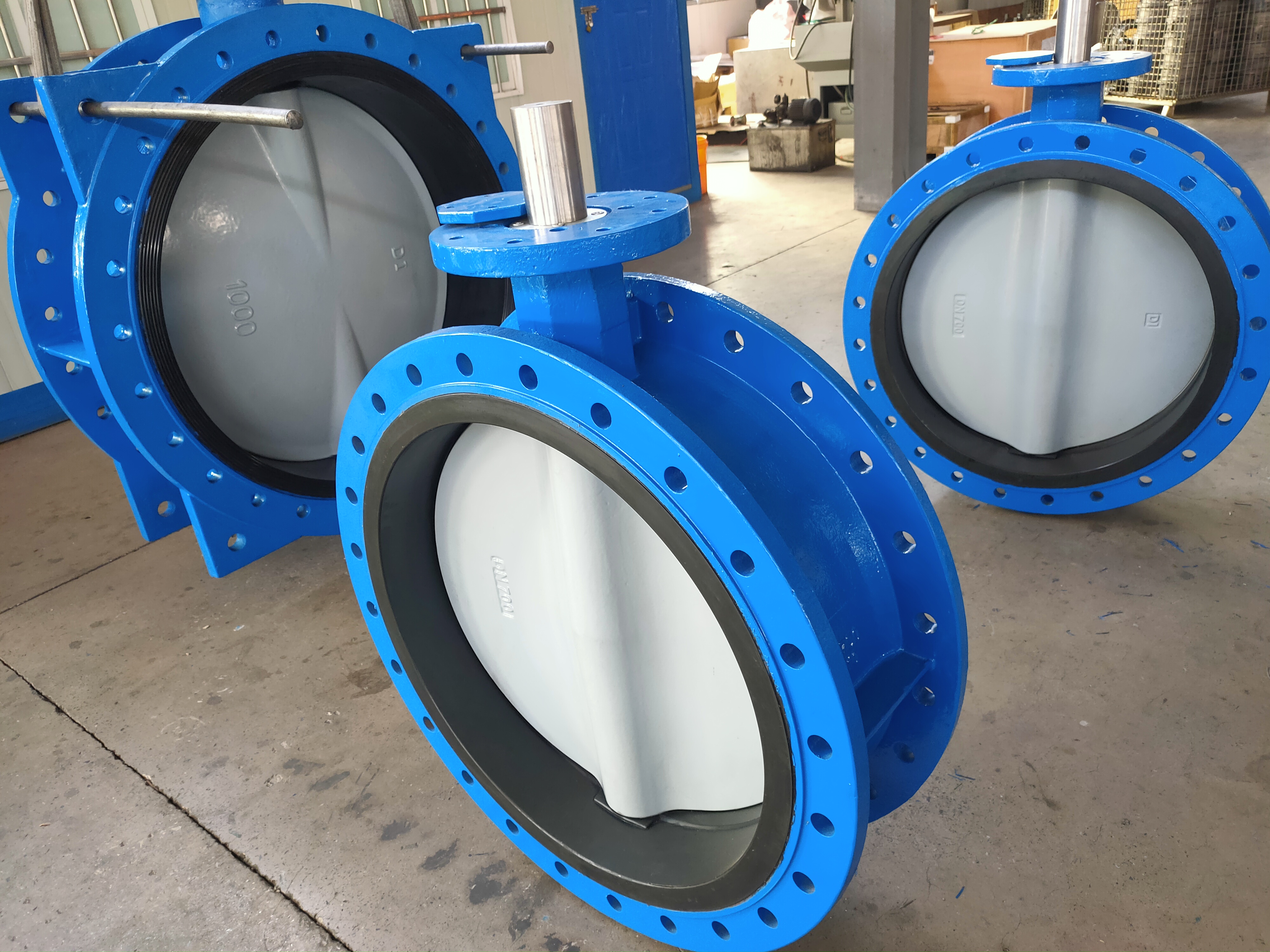 Bare Flange Butterfly Valve 