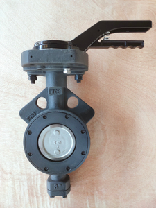 lever double eccentric butterfly valve