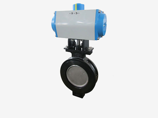  Pneumatic Double Eccentric High Performance Butterfly Valve WCB Carbon Steel (wafer)