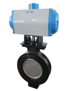 Pneumatic Double Eccentric High Performance Butterfly Valve WCB Carbon Steel (wafer)