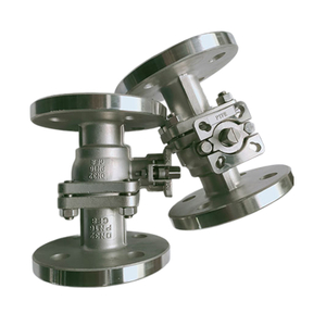 High platform flange ball valve