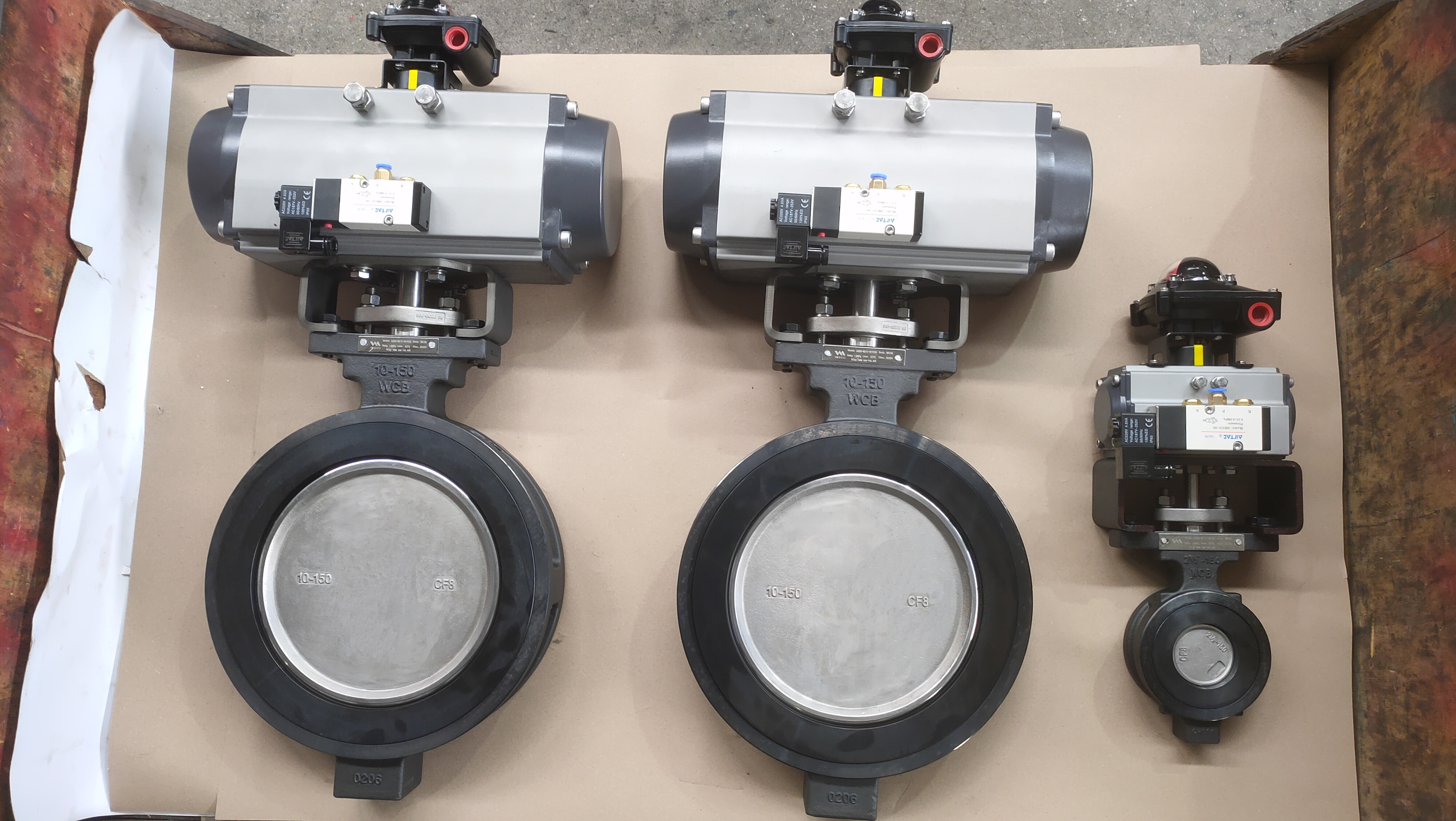 Wafer Double Eccentric High Performance Pneumatic Butterfly Valve