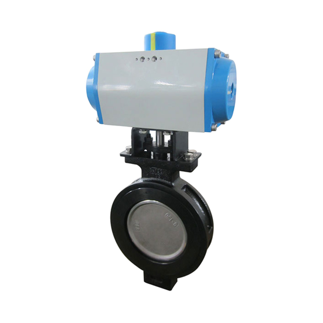 Pneumatic Double Eccentric High Performance Butterfly Valve WCB Carbon Steel (wafer)