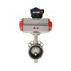Stainless Steel Pneumatic Centerline Butterfly Valve