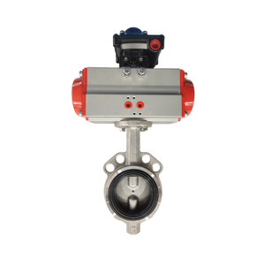 Stainless Steel Pneumatic Centerline Butterfly Valve