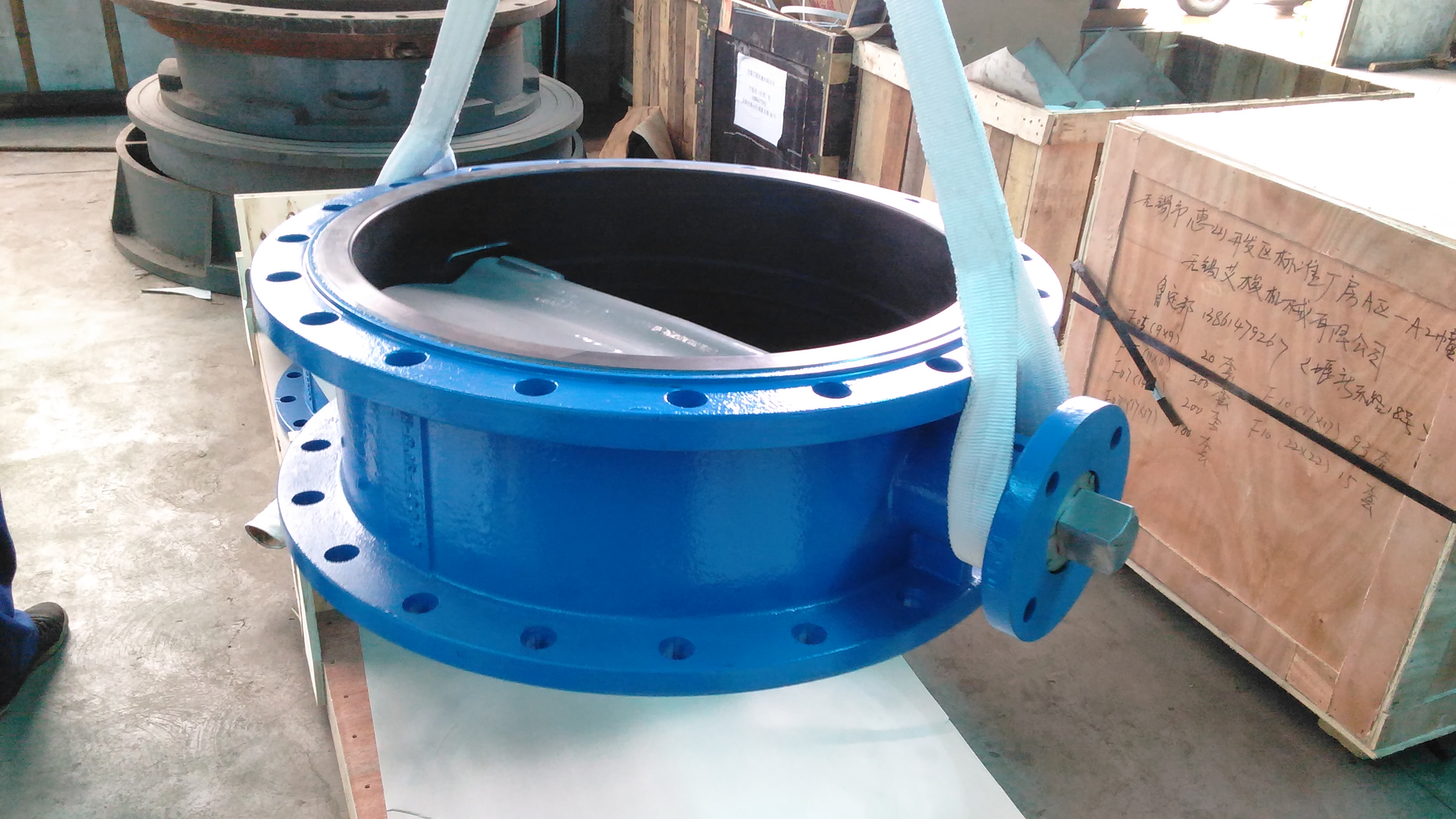 Flange Type Butterfly Valve Nylon Covered 