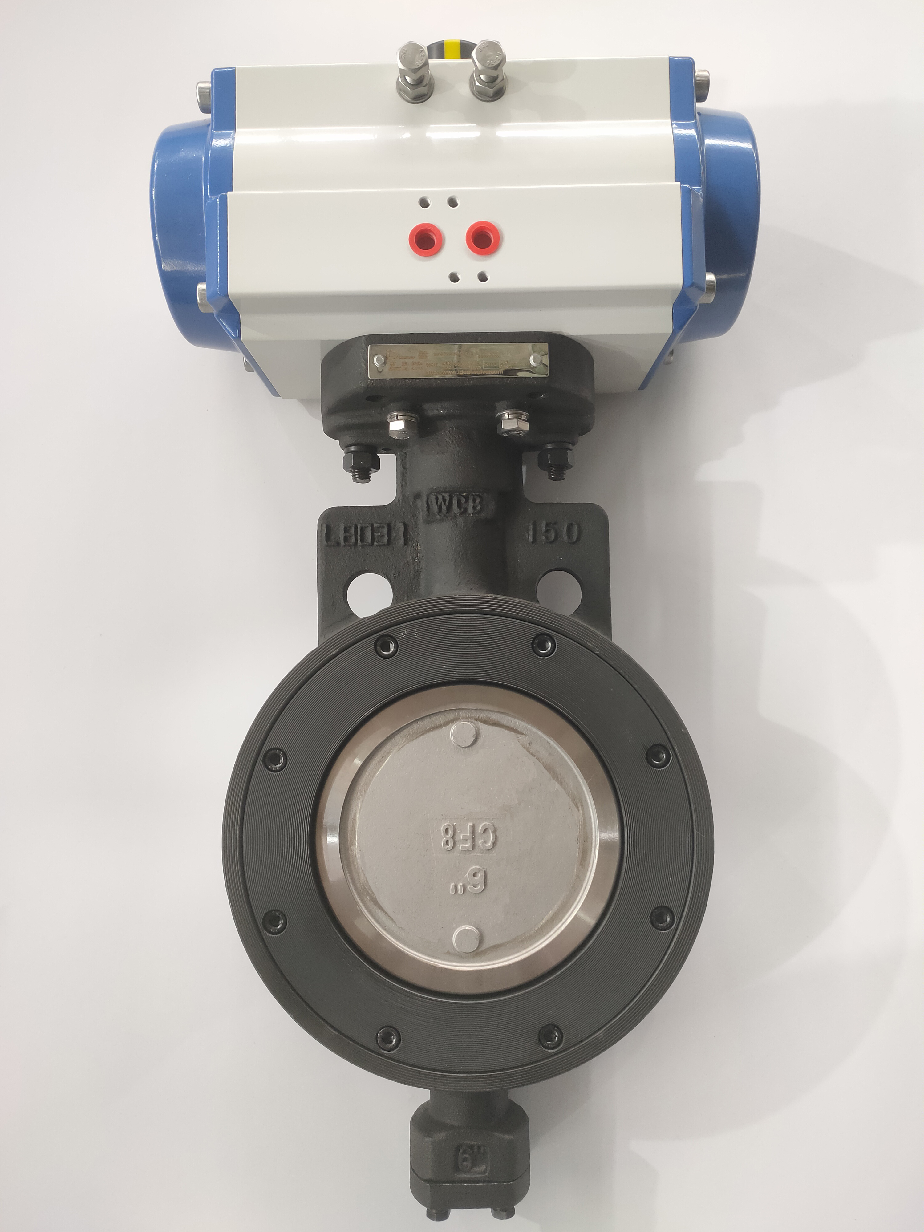 Pneumatic Double Eccentric High Performance Butterfly Valve WCB Carbon Steel (wafer)